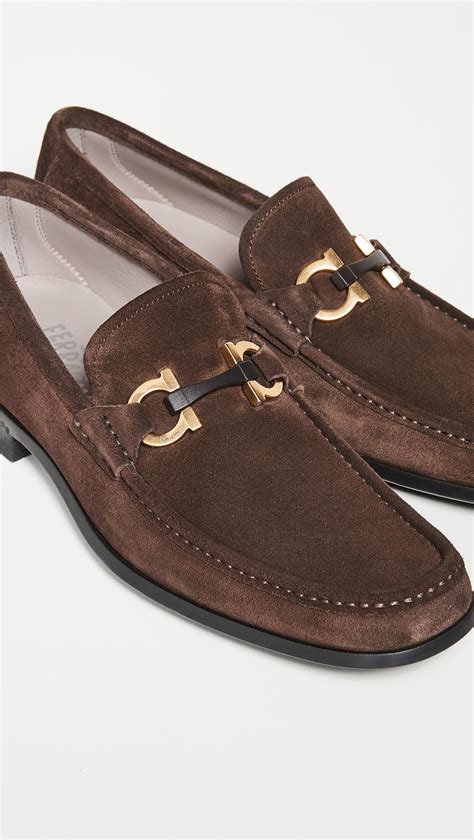 ferragamo brown shoes men.